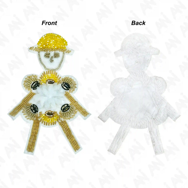 Beaded Doll Patch