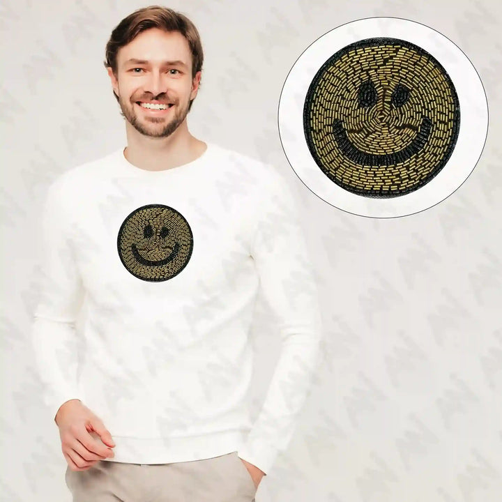 Smiley Face Beads Patch