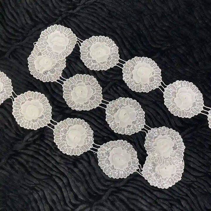 Floral Sequins Lace | 1 Meter