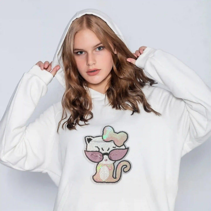 Sequins Cat Patch