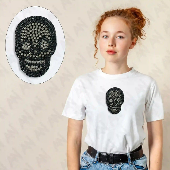 Skull Beads Patch