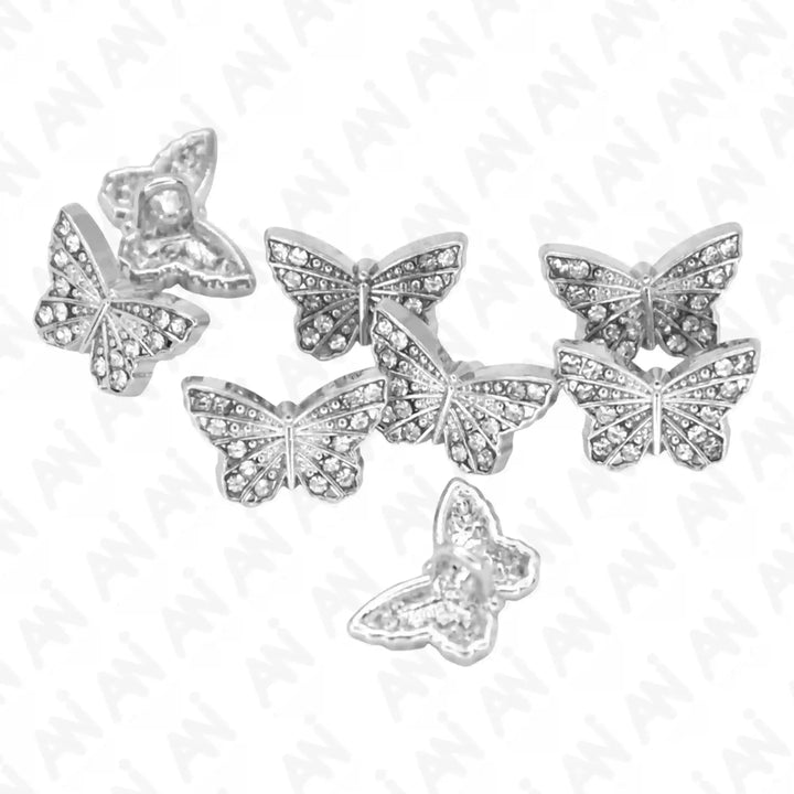 Butterfly shirt metal buttons