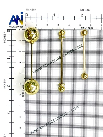 Golden Balls Collar Pin Brooch