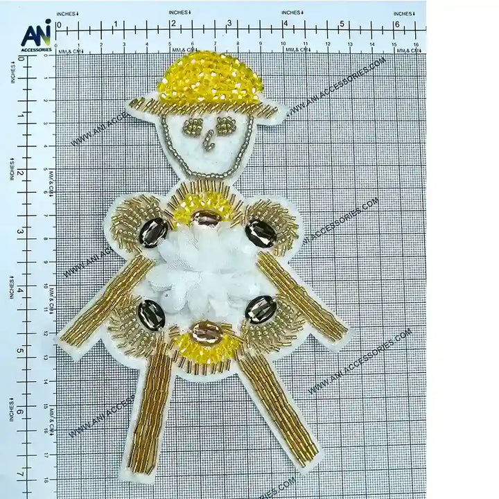Beaded Doll Patch