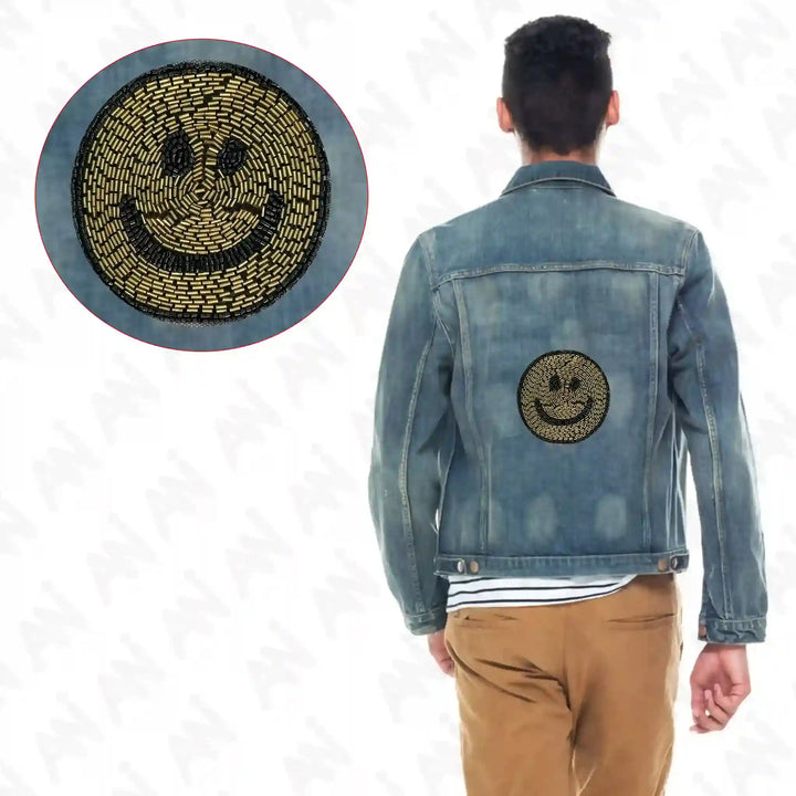 Smiley Face Beads Patch