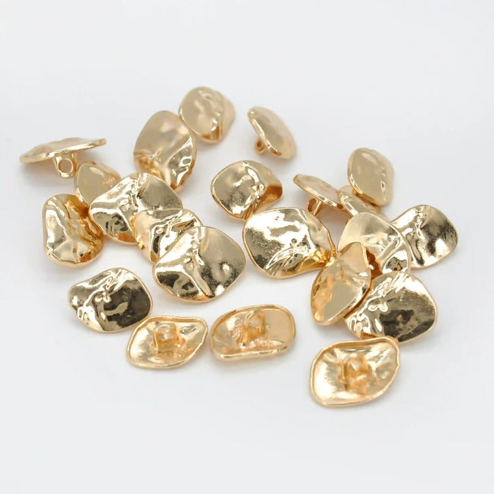 Molten Style Metal Button | 15mm & 18mm