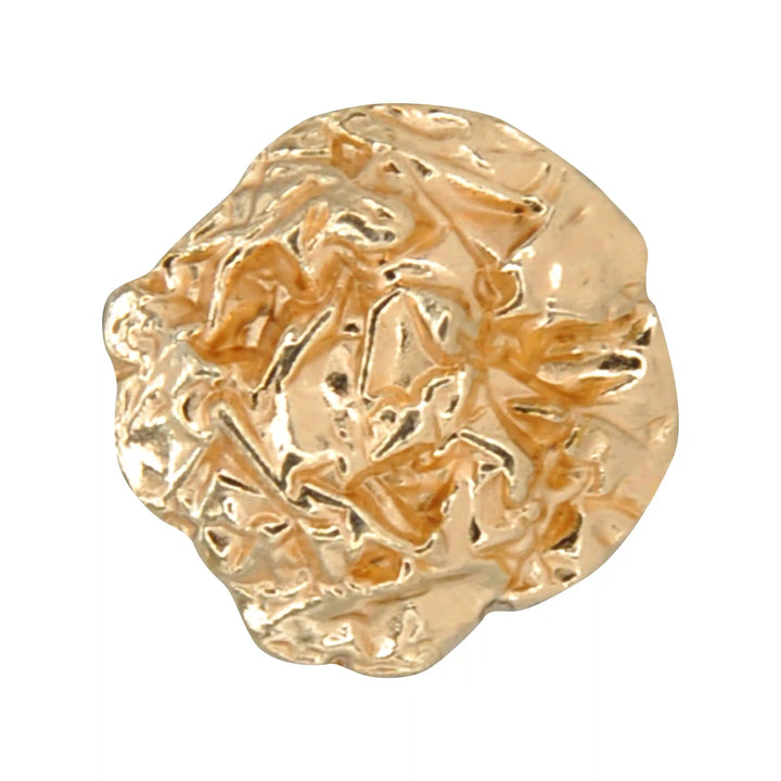 Hammered Style Irregular Metal  Buttons | 15mm & 18mm