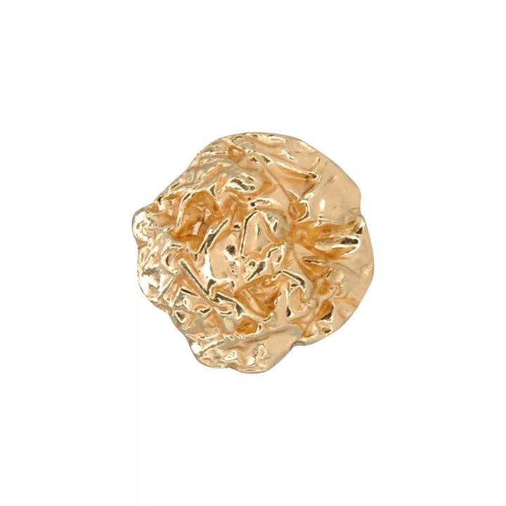 Hammered Style Irregular Metal  Buttons | 15mm & 18mm