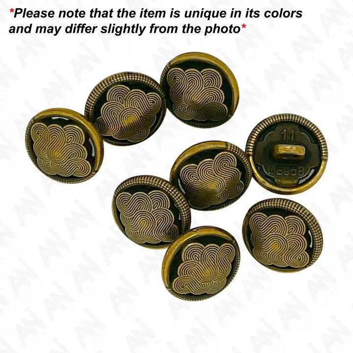 Intricate Line 11mm Shirt Button