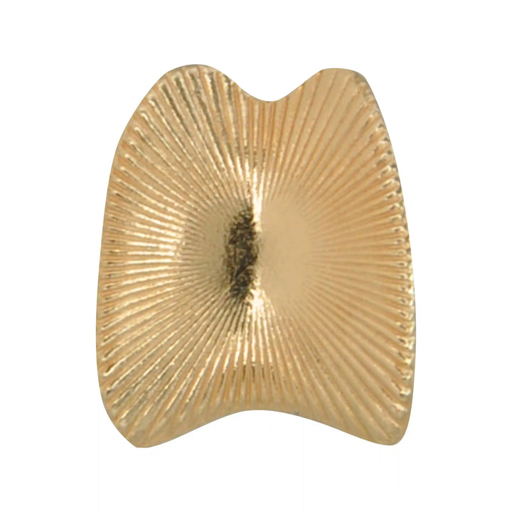 Stylized Shell Metal Button | 15mm & 24mm