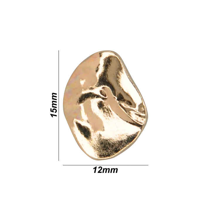 Molten Style Metal Button | 15mm & 18mm