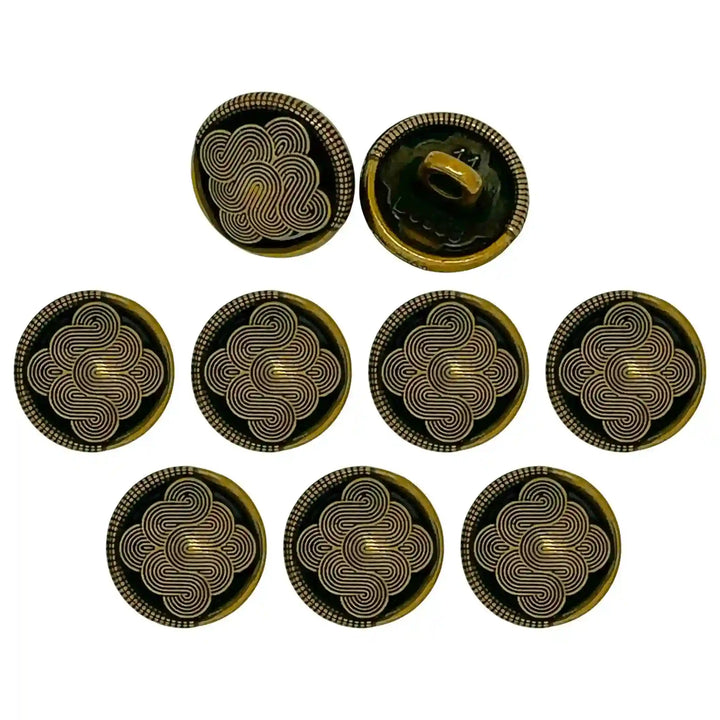 Intricate Line 11mm Shirt Button