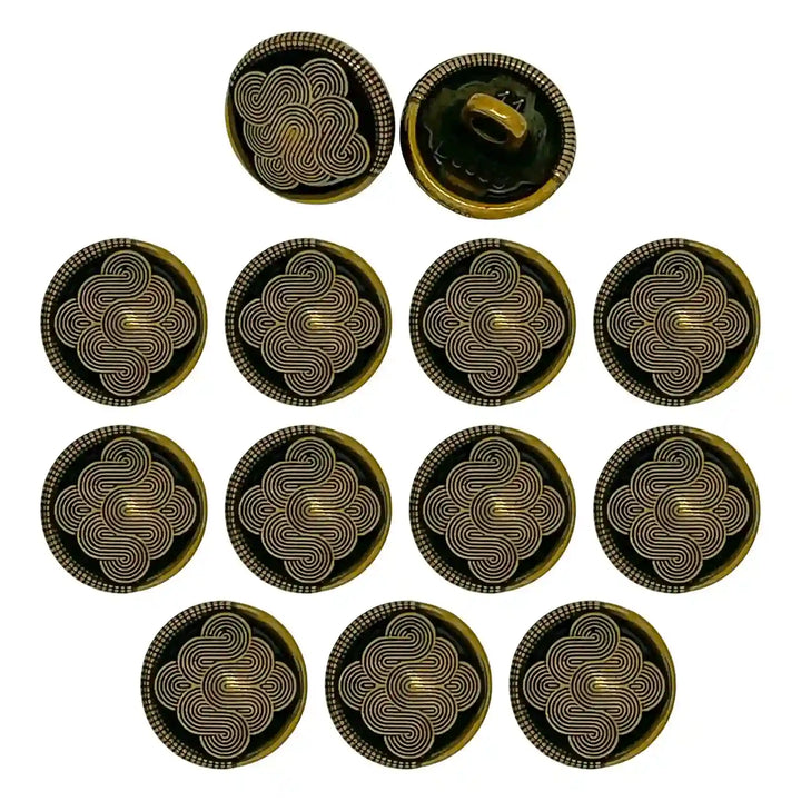 Intricate Line 11mm Shirt Button