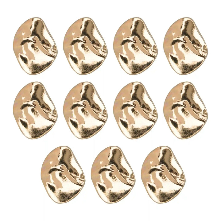 Molten Style Metal Button | 15mm & 18mm