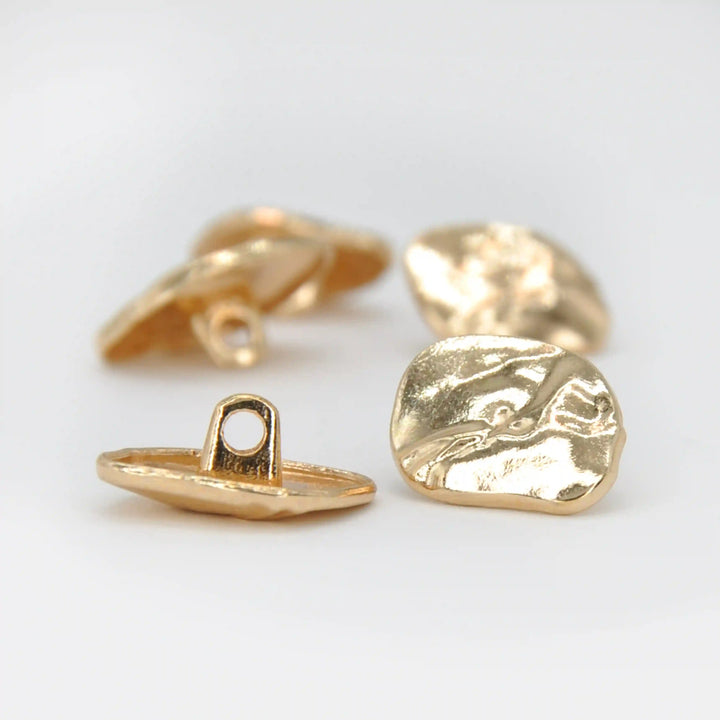 Molten Style Metal Button | 15mm & 18mm