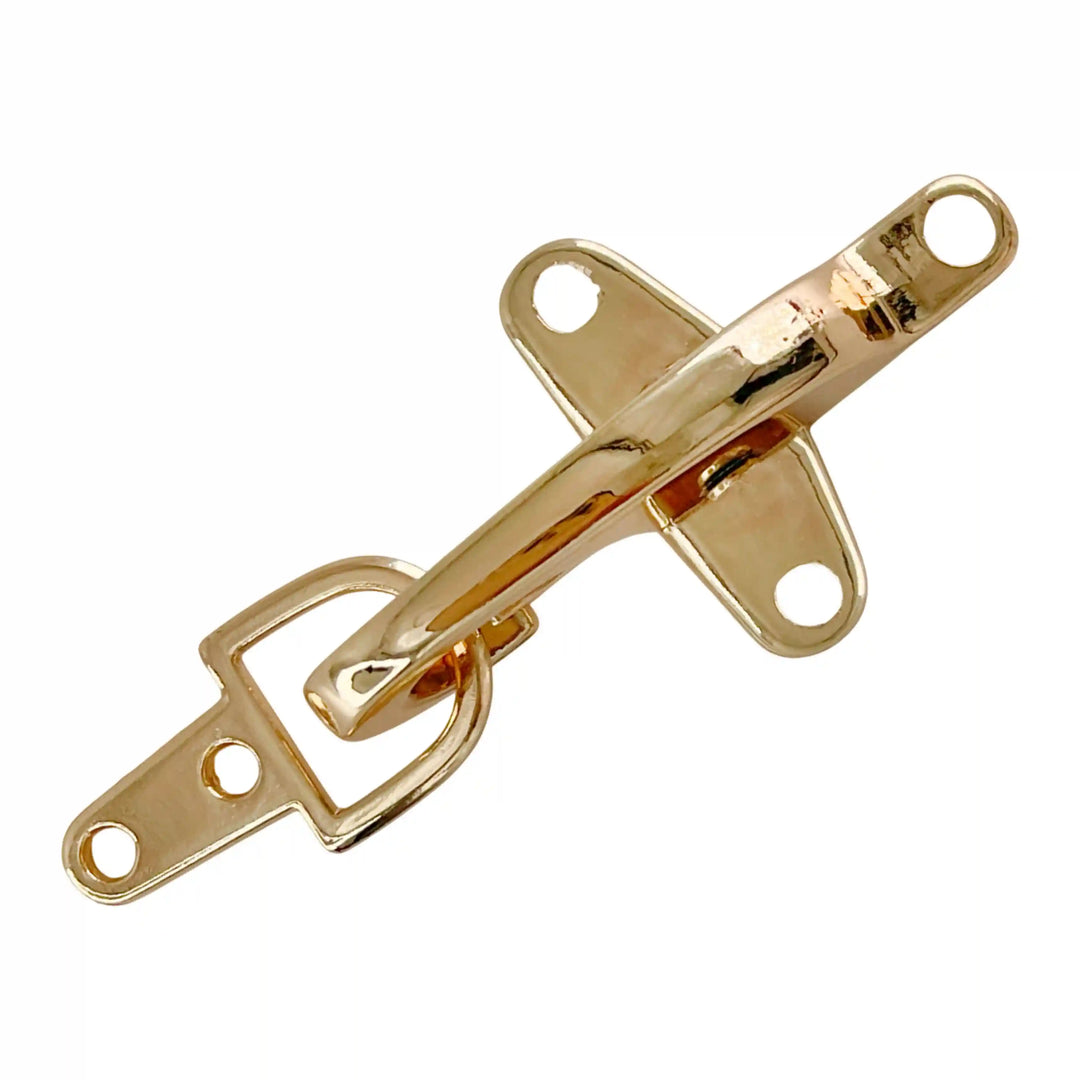 Buy now Ani Accessories Aurelian Latch 2 piece  Gold Buckle in a white background.