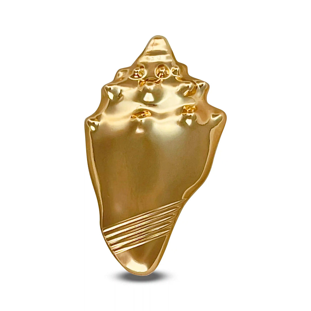 Buy Now Ani Accessories Gold Conch Shell Metal Buckles in a white background.
