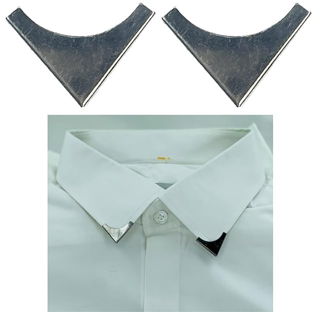 Buy Now Ani Accessories Flat silver collar tips