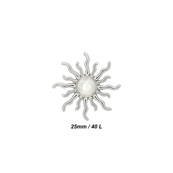 Sun Style Metal Buttons | 25mm & 50mm