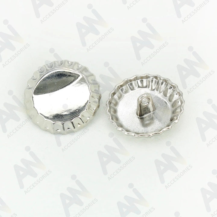Premium quality silver shank buttons by Ani Accessories