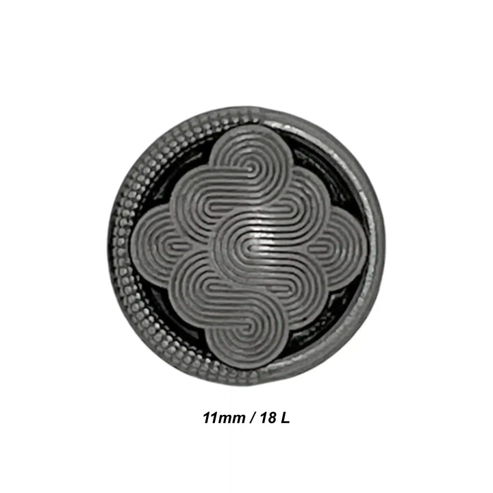Intricate Line 11mm Shirt Button