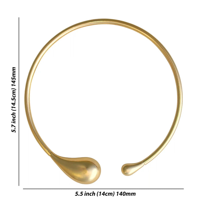 Hasli Choker Necklace – Bold Statement Metal Jewelry for Women