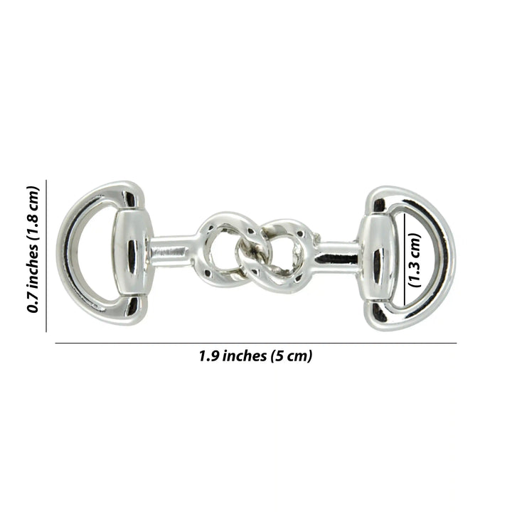 Interlocking D-Ring Horse Bit Buckle