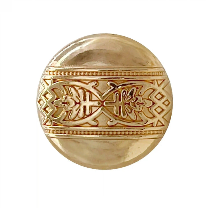 Etched Design Metal Buttons