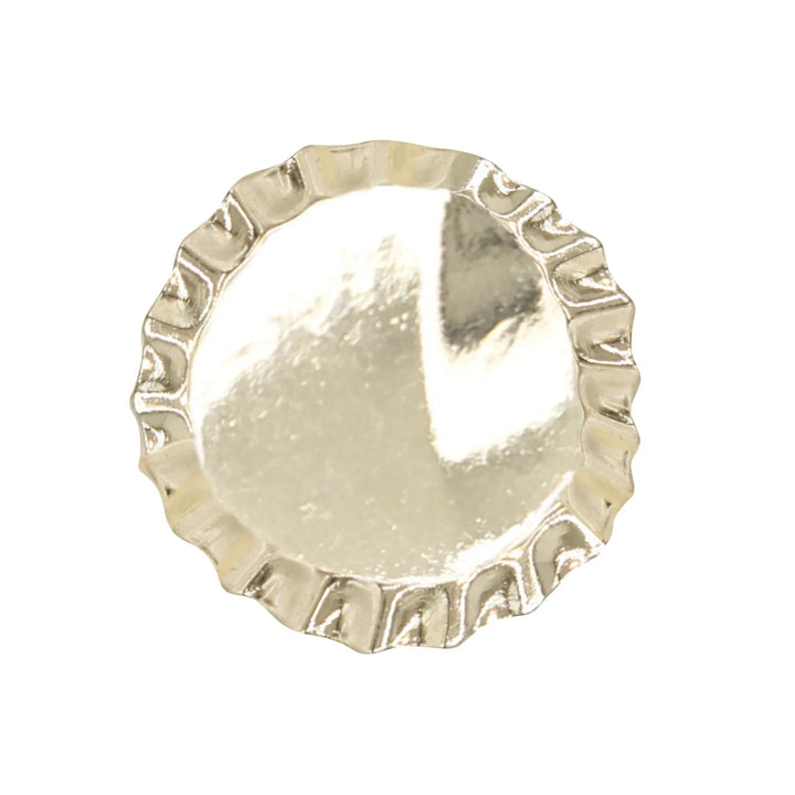 Designer bottle cap button by Ani Accessories, crafted from premium metal with a sleek finish. Ideal for coats, sherwanis, and blazers.