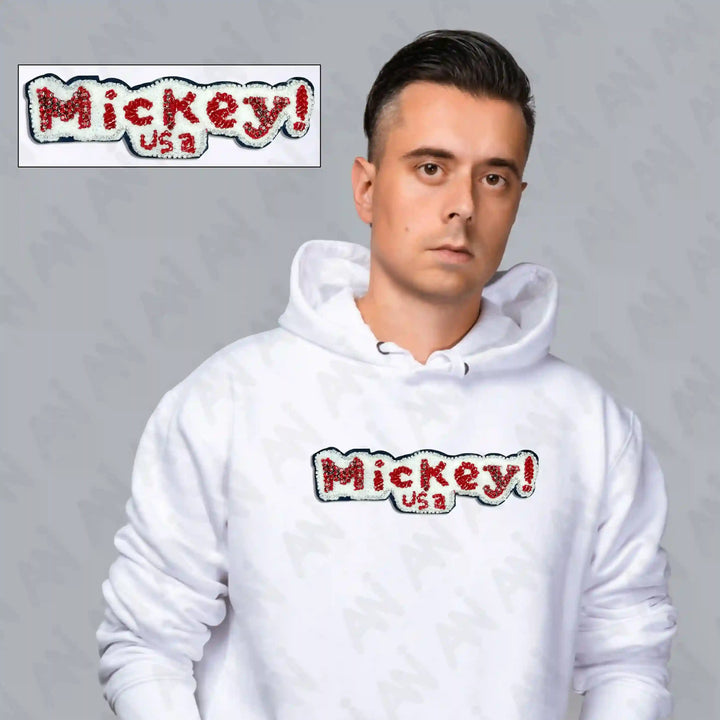 Mickey Usa Bead Patch