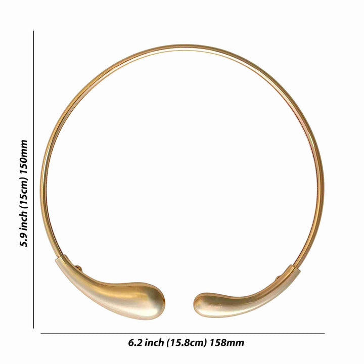 Hasli Choker Necklace – Bold Statement Metal Jewelry for Women