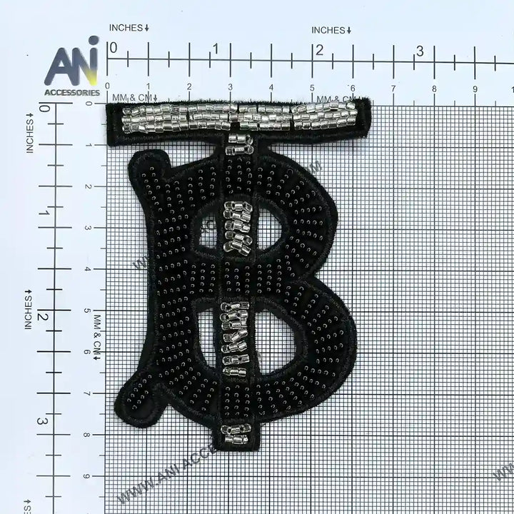 Letter B Beads Patch