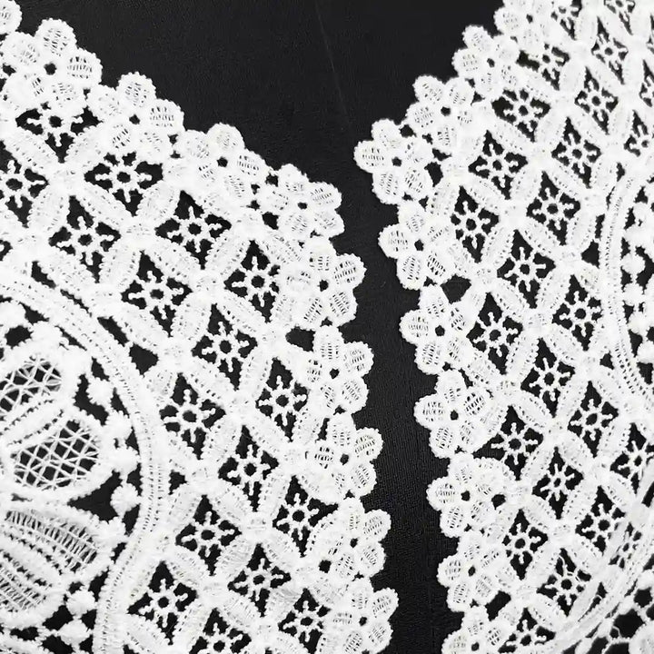 Floral Style V Necklines Patch