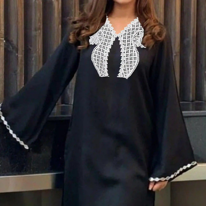 Floral Style V Necklines Patch