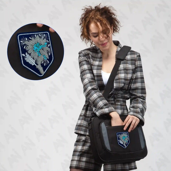 Shield Floral Style Patch