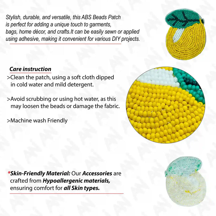 Mango Fruit Bead Patch