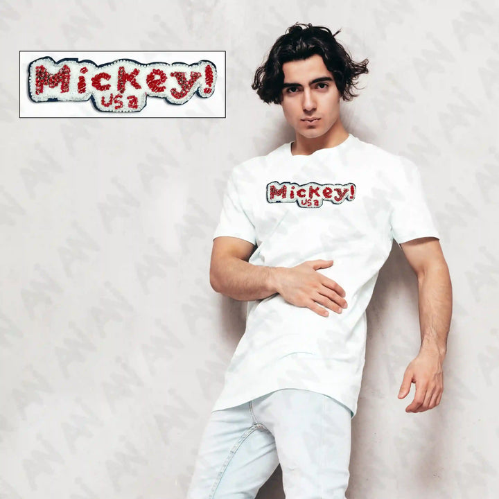 Mickey Usa Bead Patch