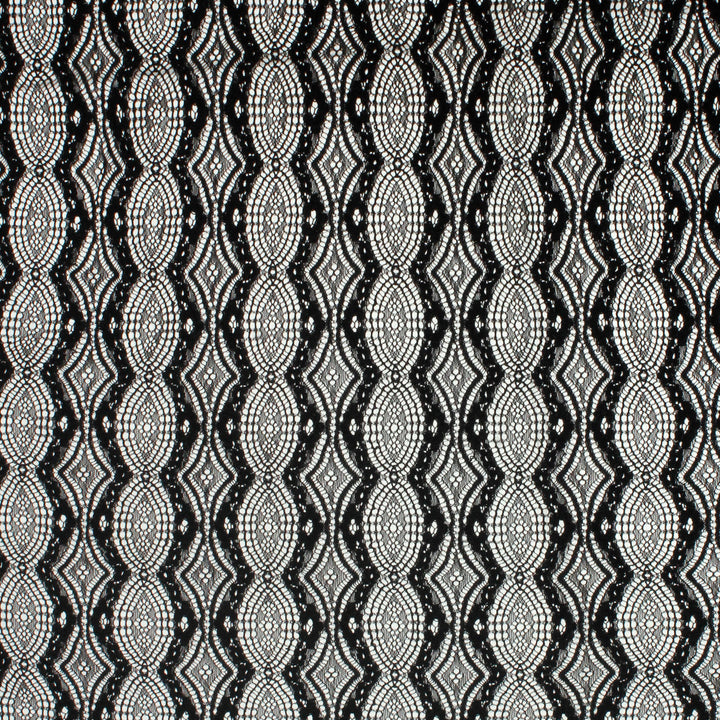 Black infinity Chantilly lace fabric | 3 meter Panel