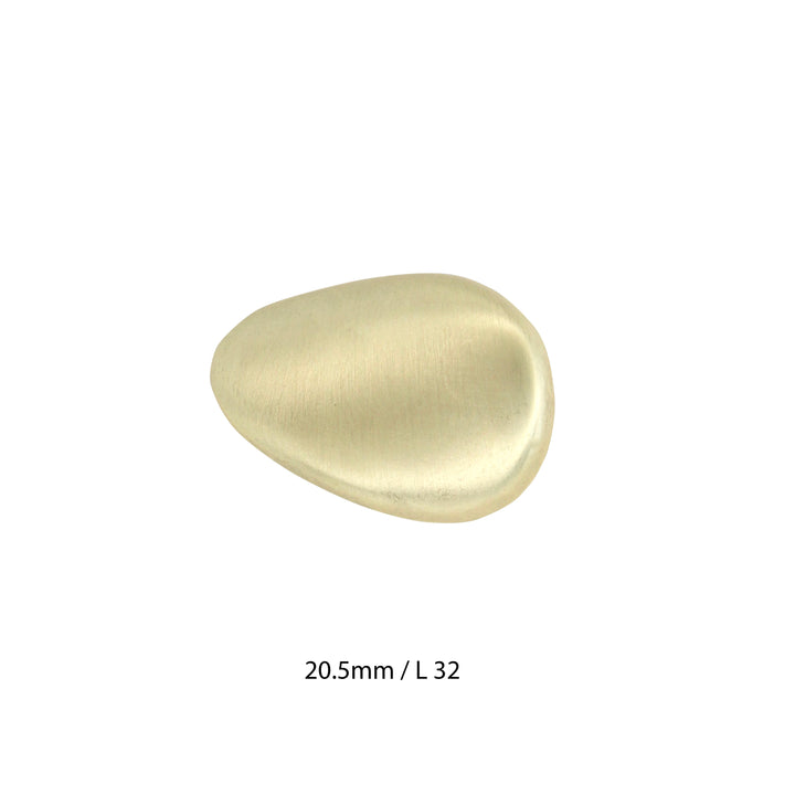 Teardrop-Shaped Metal Button (Pack of 8 Buttons)
