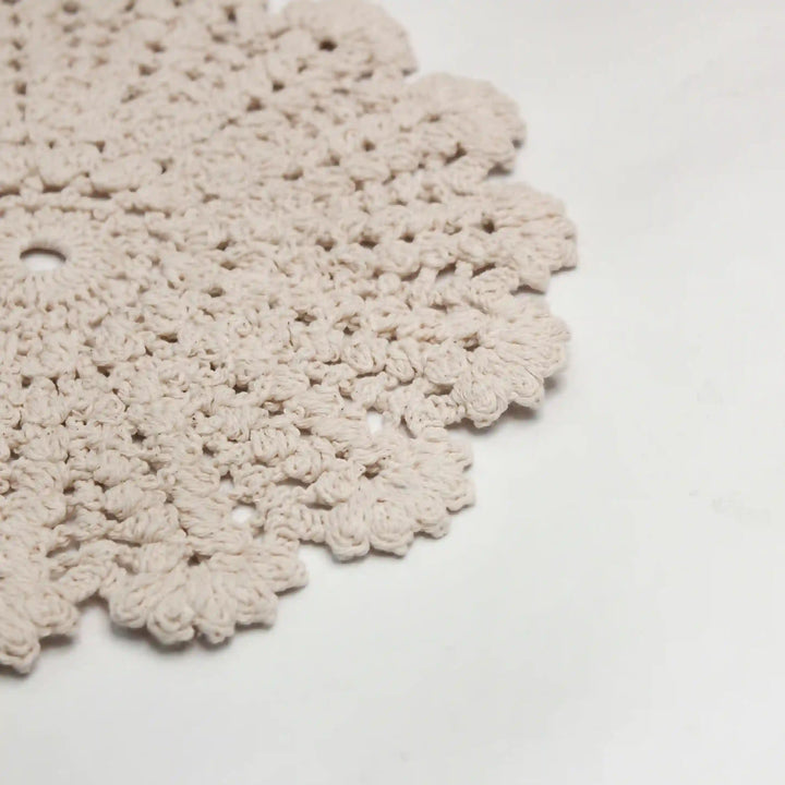 Cut Work Floral Style Cotton Patch