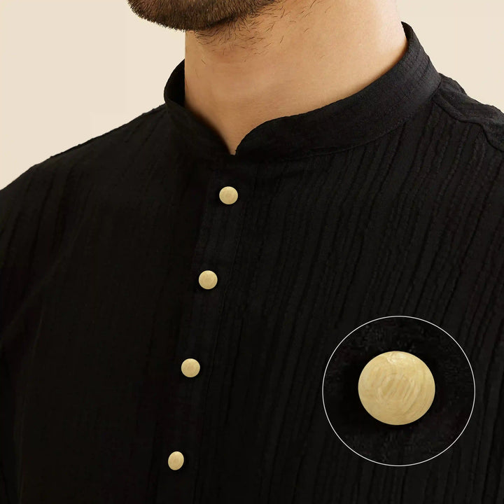 Light Oak Wooden Buttons | 13mm