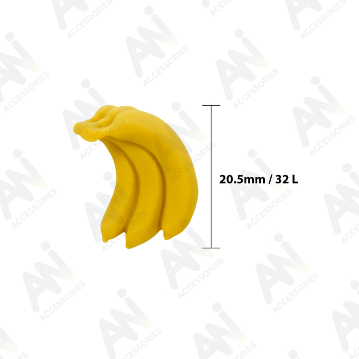 Banana Fruit Buttons Set Of 8 Buttons