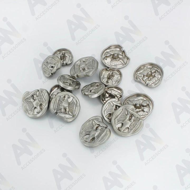 Shank Matt Style Eagle Buttons for Clothing by Ani Accessories