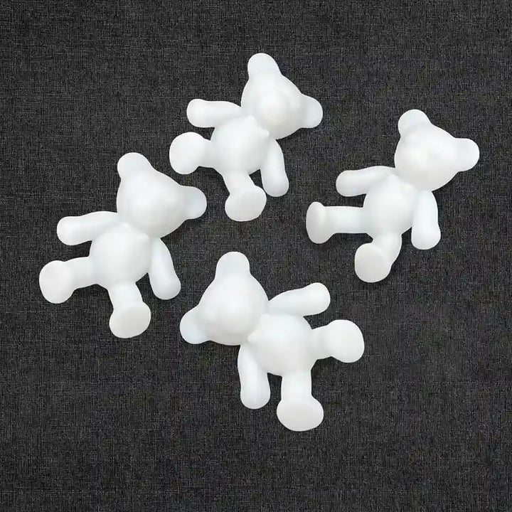 3D Sew on Silicon Teddy Bear Embellishment