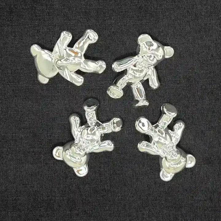 3D Sew on Silicon Teddy Bear Embellishment