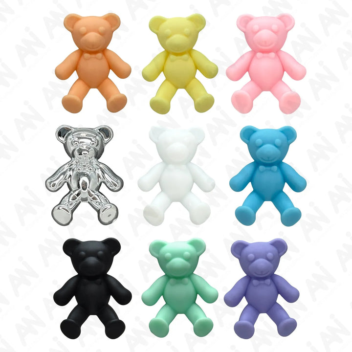 3D Sew on Silicon Teddy Bear Embellishment