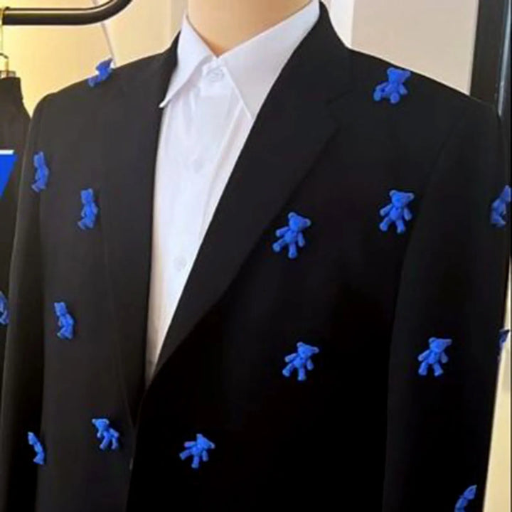 3D Sew on Silicon Teddy Bear Embellishment