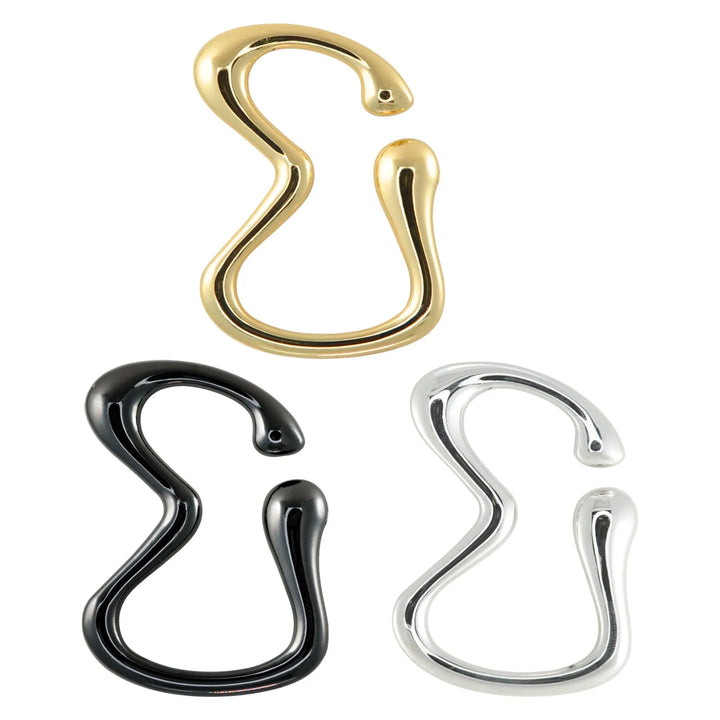 Modern S-Shape Curved Metal Buckle