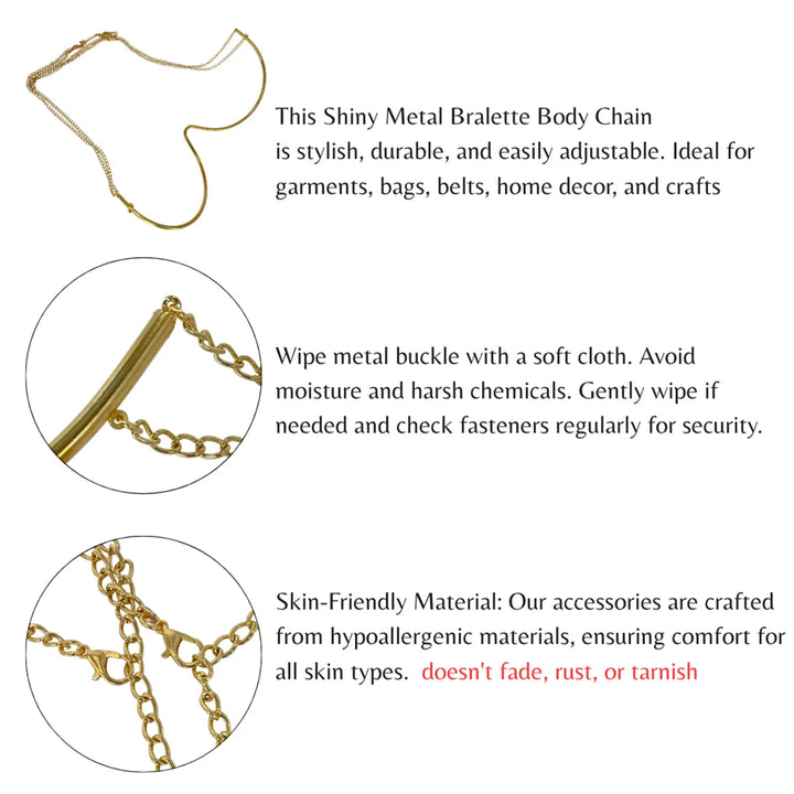 Under Bust Body Chain For Women's Fashion