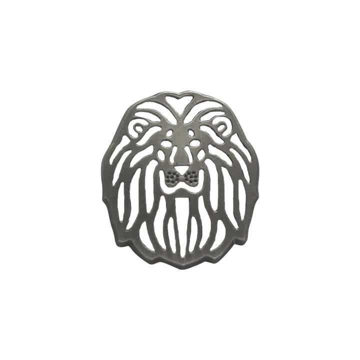 Laser Cut Lion Metal Buttons